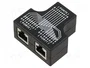 LogiLink Adaptador en T blindado 1:1 para compartición de cable paralelo