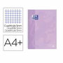 Oxford Cuaderno espiral Ebook 1 School Touch Din A4+ 80 hojas cuadro 5 mm malva pastel