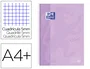 Oxford Cuaderno espiral Ebook 1 School Touch Din A4+ 80 hojas cuadro 5 mm malva pastel