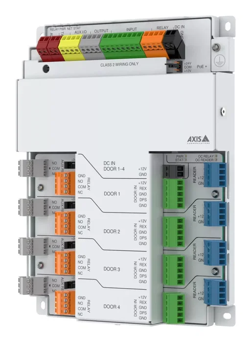 Axis Módulo de Puerta Wiegand A1710-B Blanco, Metal, RJ-45, RS-485, IPv4/IPv6, Protocolos de Red