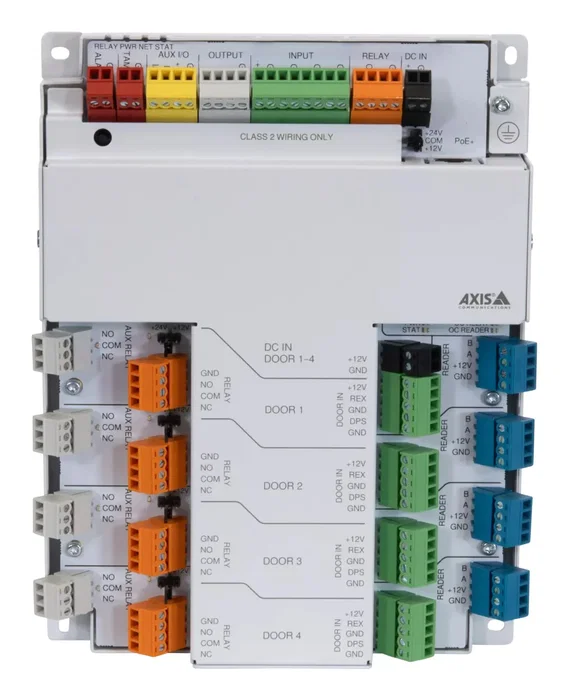 Axis Módulo de Puerta Wiegand A1710-B Blanco, Metal, RJ-45, RS-485, IPv4/IPv6, Protocolos de Red