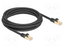DeLOCK Cable de red RJ45 Cat.6A S/FTP 3 m Negro