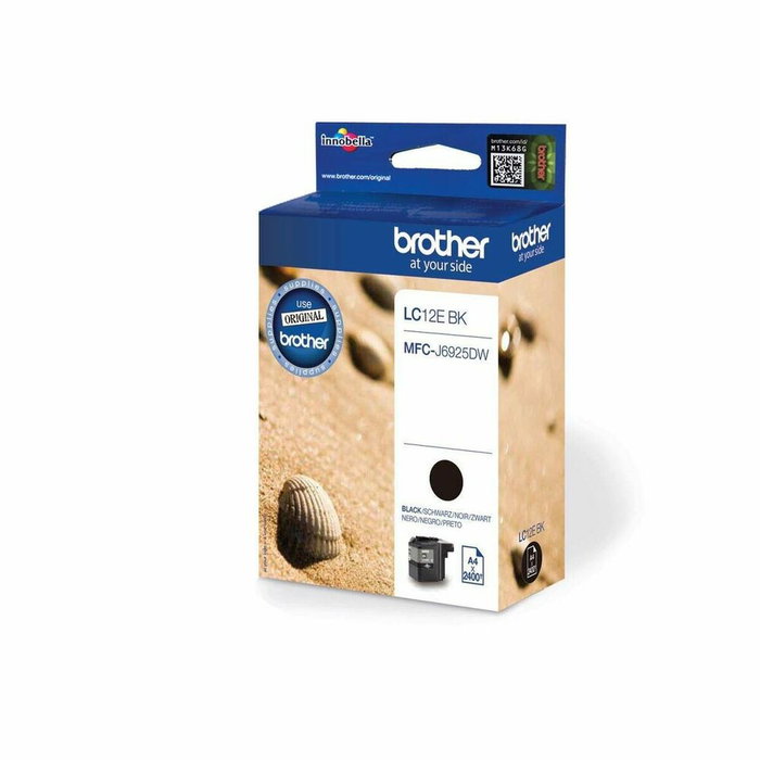Brother LC12EBK Cartucho de Tinta Negro de Súper Larga Duración