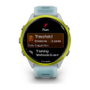 Garmin Forerunner 570 - Reloj Deportivo GPS con Pantalla AMOLED 1.4", Aluminio Blanco y Amarillo