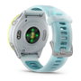 Garmin Forerunner 570 - Reloj Deportivo GPS con Pantalla AMOLED 1.4", Aluminio Blanco y Amarillo