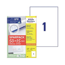 AVERY Zweckform Etiquetas 6603 Blanco 210,0 x 297,0 mm