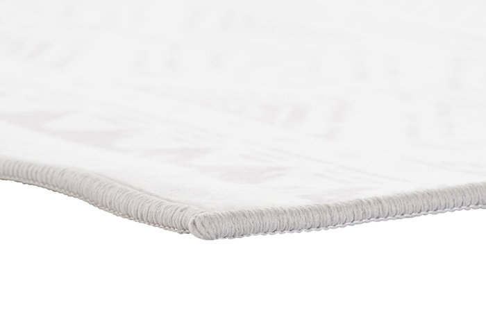 DKD Home Decor Alfombra Ikats Gris y Blanco 120x180 cm