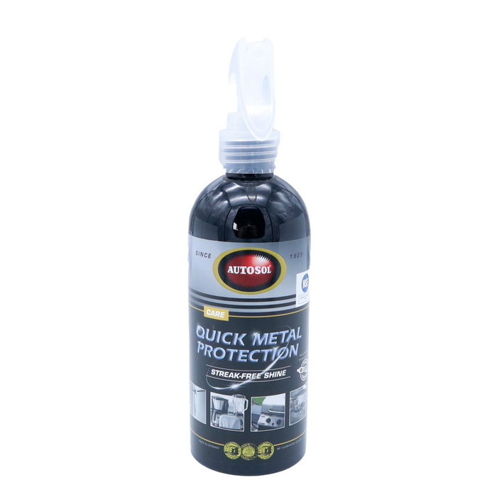 Autosol Aceite Protector y Limpiador de Metales Aerosol 250 ml SOL11001145 - Para Cromado, Acero Inoxidable y Molduras, Brillo Duradero