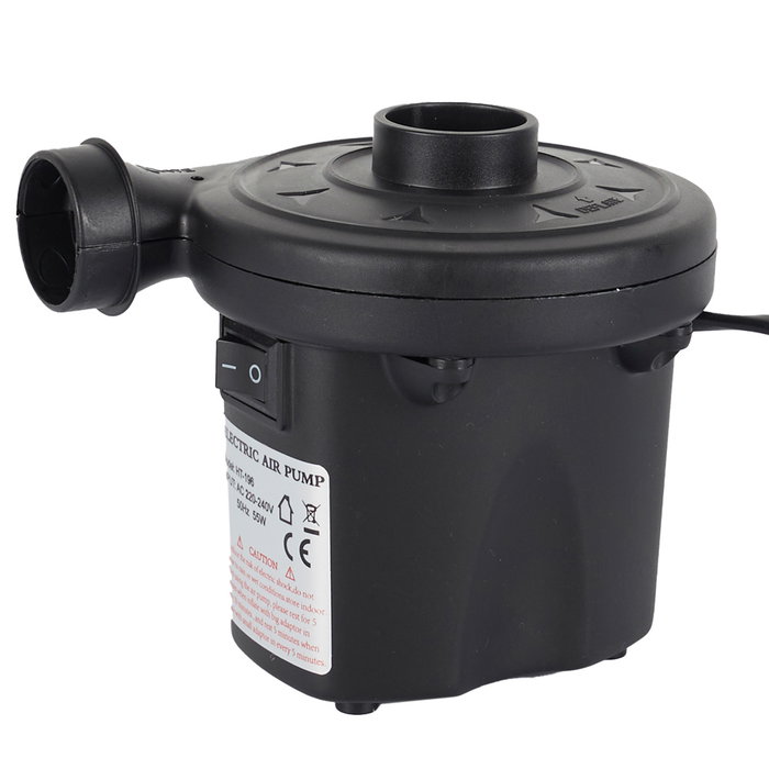Je cherche une Idee Bomba de Aire Eléctrica 220-240V para Hinchar y Deshinchar Accesorios, Colchonetas y Bolsas de Vacío