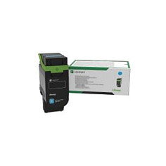 Lexmark Toner 75M2XC0, Cartucho de Tóner Cian, Modelo 75M2XC0