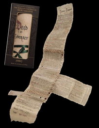 El Hobbit Réplica Mini Contrato de Bilbo