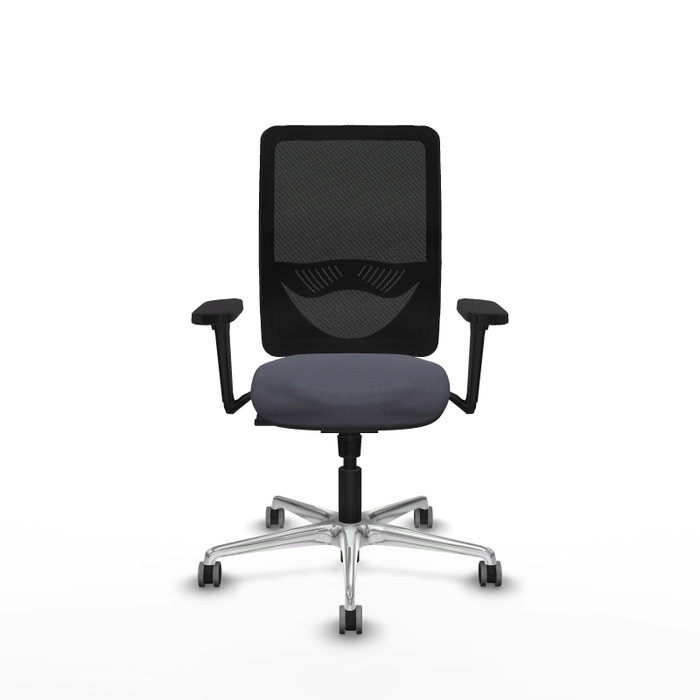 PIQUERAS Y CRESPO Silla de oficina Zulema con mecanismo Sincro, Gris oscuro y Negro PIQUERAS Y CRESPO Silla de oficina Zulema con mecanismo Sincro, Gris oscuro y Negro