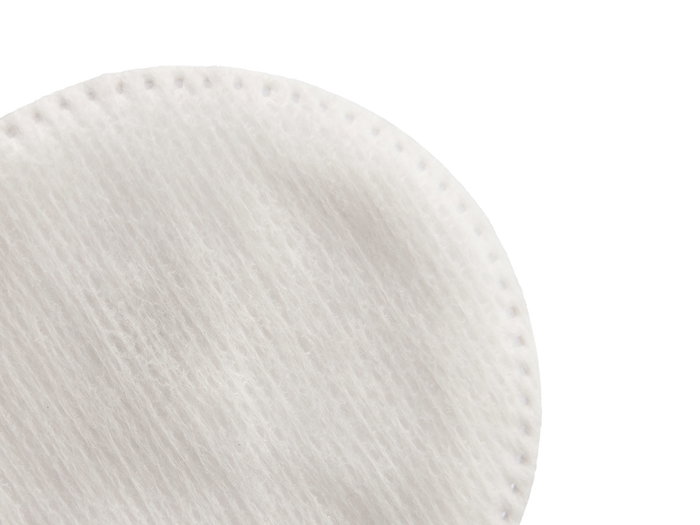 BERILO Bolsa de 100 discos desmaquillantes de algodón de 8 cm, Blanco
