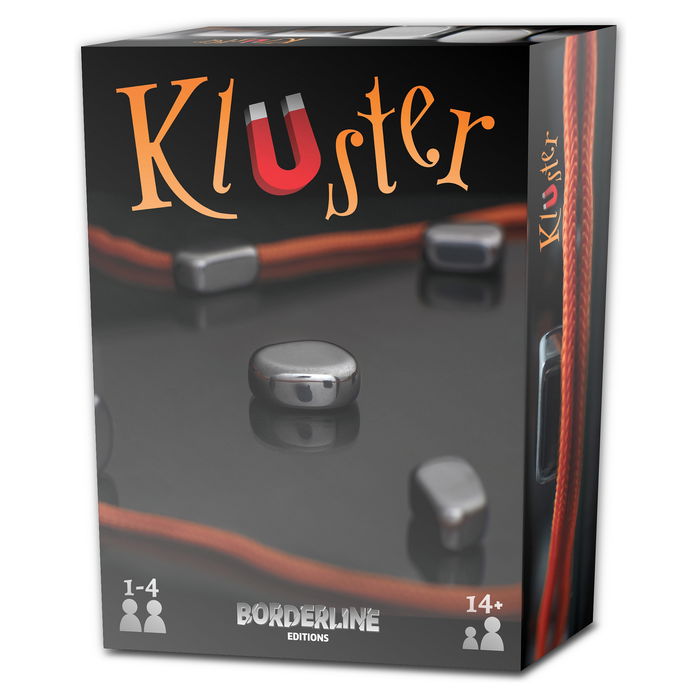 Pegasus Spiele Juego de Mesa Pegasus Kluster (130011353) - 1 a 4 Jugadores, 10 min, A Partir de 14 Años, con Imanes, Multilingüe