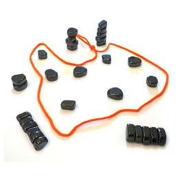 Pegasus Spiele Juego de Mesa Pegasus Kluster (130011353) - 1 a 4 Jugadores, 10 min, A Partir de 14 Años, con Imanes, Multilingüe