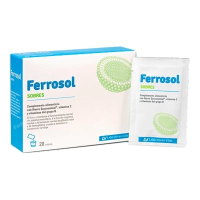 Ferrosol 20 Sobres Ferrosol 20 Sobres