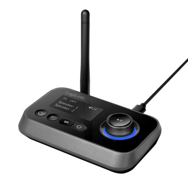 LogiLink BT0062 Transmisor y Receptor de Señales AV Bluetooth 5.0