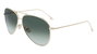 Victoria Beckham VB203S-713 Gafas de sol doradas con cristal marrón degradado
