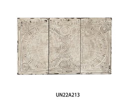 DKD Home Decor Set de 3 Piezas de Decoración de Pared en Resina Beige
