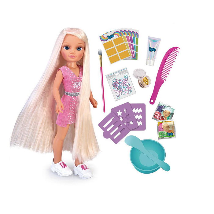 Nancy Saper Melena Nac47000 Pelo Largo Peinados Cepillo Mascarillas Purpurina Nancy Saper Melena Nac47000 Pelo Largo Peinados Cepillo Mascarillas Purpurina