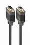 GEMBIRD Cable VGA (D-Sub) de 1,8 m con doble blindaje y núcleo de ferrita, Negro