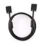 GEMBIRD Cable VGA (D-Sub) de 1,8 m con doble blindaje y núcleo de ferrita, Negro