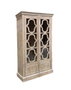 DKD Home Decor Vitrina de Mango Decapé Blanco 120x50x210