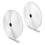 DeLOCK Cinta de gancho y bucle de alta resistencia 25 m x 20 mm blanco