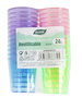Algon Set 24 Vasos Chupito PS 30 ml Colores Ø4 cm (24 Unidades)