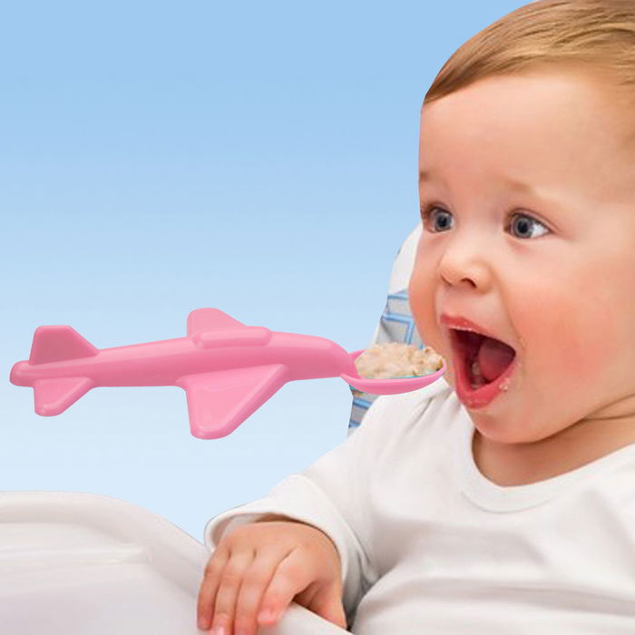 Tom et Zoe Juego de 2 Cucharas Avión Puericultura