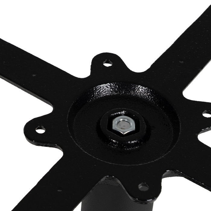 Patas para Mesa Negro Hierro Salón 45 X 45 X 72 cm Patas para Mesa Negro Hierro Salón 45 X 45 X 72 cm