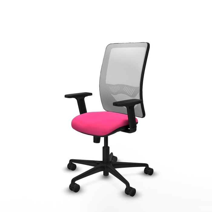 PIQUERAS Y CRESPO Silla de oficina Zulema Rosa y Blanco PIQUERAS Y CRESPO Silla de oficina Zulema Rosa y Blanco