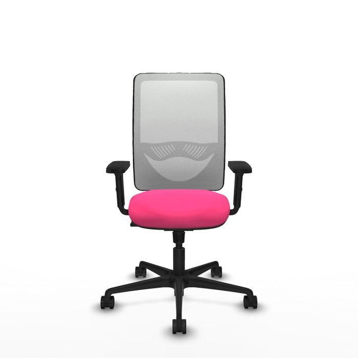 PIQUERAS Y CRESPO Silla de oficina Zulema Rosa y Blanco PIQUERAS Y CRESPO Silla de oficina Zulema Rosa y Blanco