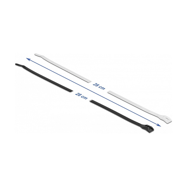 DeLOCK Brida para cables con cabeza plana 280 x 4,6 mm (100 unidades) DeLOCK Brida para cables con cabeza plana 280 x 4,6 mm (100 unidades)