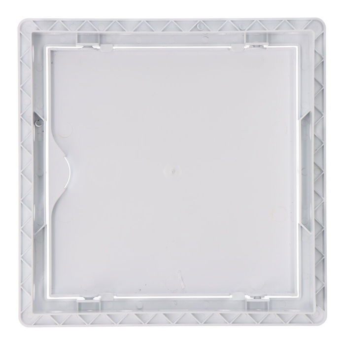 Edm Tapa de Registro Cuadrada Empotrable ABS Blanca 15x15cm
