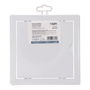 Edm Tapa de Registro Cuadrada Empotrable ABS Blanca 15x15cm