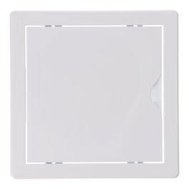 Edm Tapa de Registro Cuadrada Empotrable ABS Blanca 15x15cm