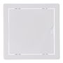 Edm Tapa de Registro Cuadrada Empotrable ABS Blanca 15x15cm