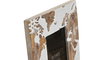 DKD Home Decor Marco de Foto 10x15 Colonial Marron y Blanco Mango 20x25x2 cm
