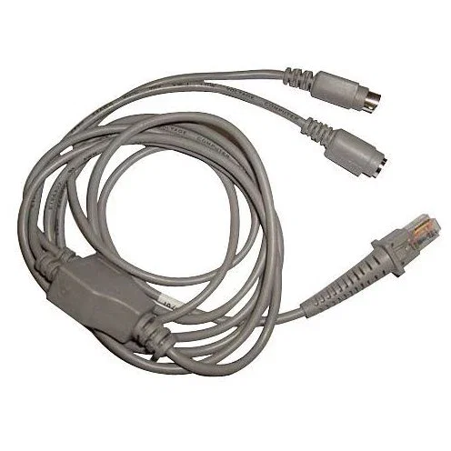 Datalogic CABLE-321 Cable de 2 m Macho/Macho Color Gris, Cable Gris, 130 g