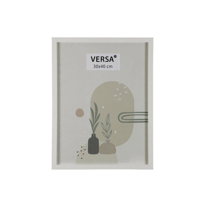Versa Portafotos Madera MDF Vintage 30x40 cm Blanco Certificado FSC (4 Unidades) Versa Portafotos Madera MDF Vintage 30x40 cm Blanco Certificado FSC (4 Unidades)