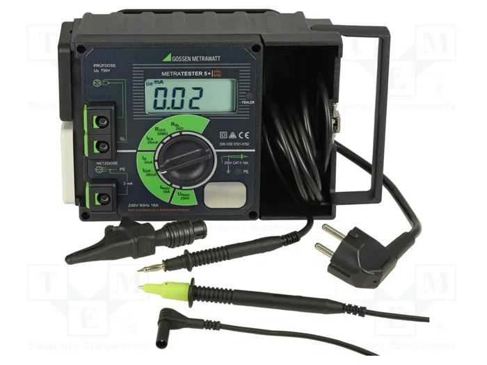 GOSSEN METRAWATT METRATESTER 5+ M700D Medidor de instalación eléctrica GOSSEN METRAWATT METRATESTER 5+ M700D Medidor de instalación eléctrica