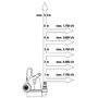 GARDENA 8600 BASIC Bomba Sumergible de Agua Clara, 8600 l/h, 400 W