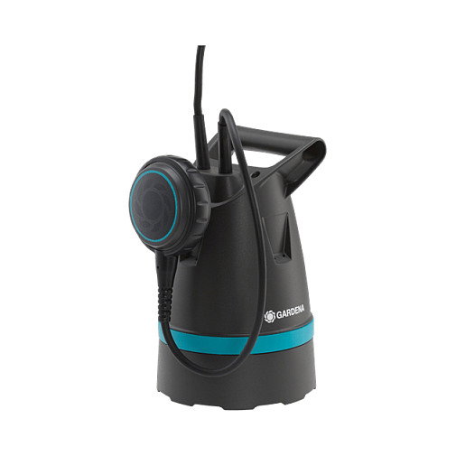 GARDENA 8600 BASIC Bomba Sumergible para Aguas Claras, 8600 l/h, 400 W, Prof. Máx. 6 m, Negro/Azul GARDENA 8600 BASIC Bomba Sumergible para Aguas Claras, 8600 l/h, 400 W, Prof. Máx. 6 m, Negro/Azul