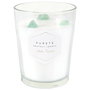 Home Deco Factory Vela Perfumada con Piedras Decorativas para Meditación, 16 cm de Altura, 13 cm Diámetro, 630 g de Cera de Parafina, Combustión 60h