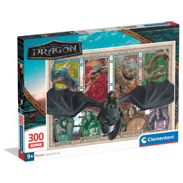 Clementoni Puzzle Como Entrenar a tu Dragon 300 Piezas 33,5x48,5cm