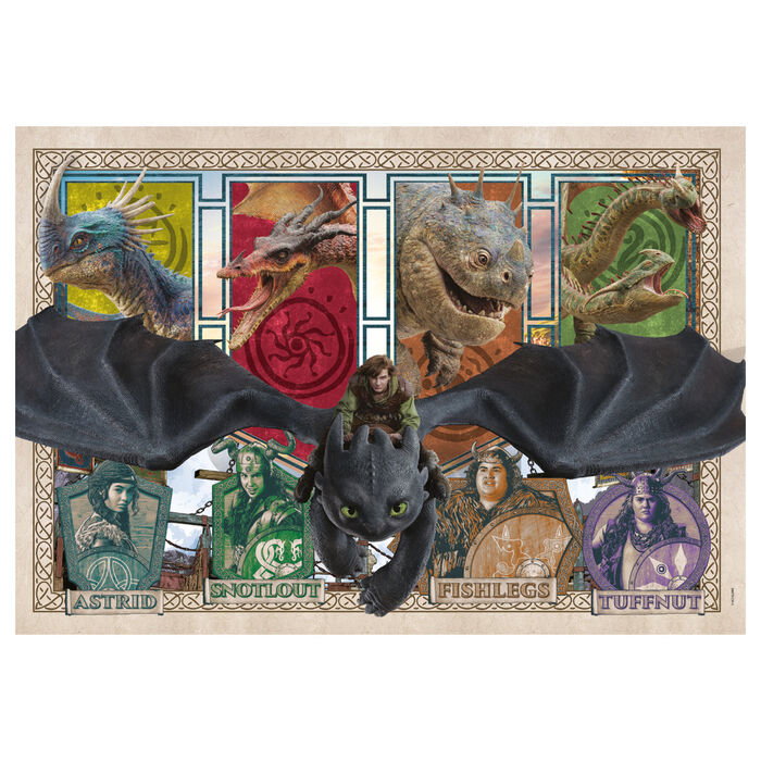 Clementoni Puzzle Como Entrenar a tu Dragon 300 Piezas 33,5x48,5cm