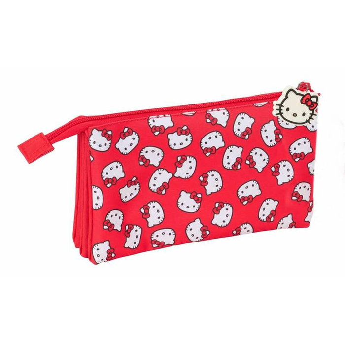 Portatodo Hello Kitty Iconic Blanco Rojo 22 x 12 x 3 cm
