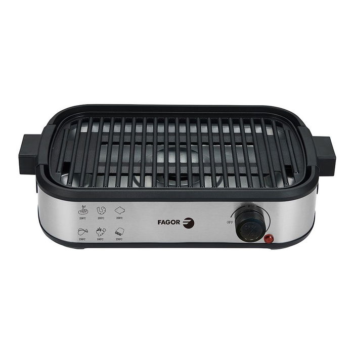 Fagor Parrilla Eléctrica Smokeless con Extractor de Humo 1800 W 44 x 27 x 10.5 cm