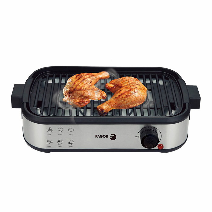 Fagor Parrilla eléctrica smokeless con extractor de humo 1800 W Fagor Parrilla eléctrica smokeless con extractor de humo 1800 W